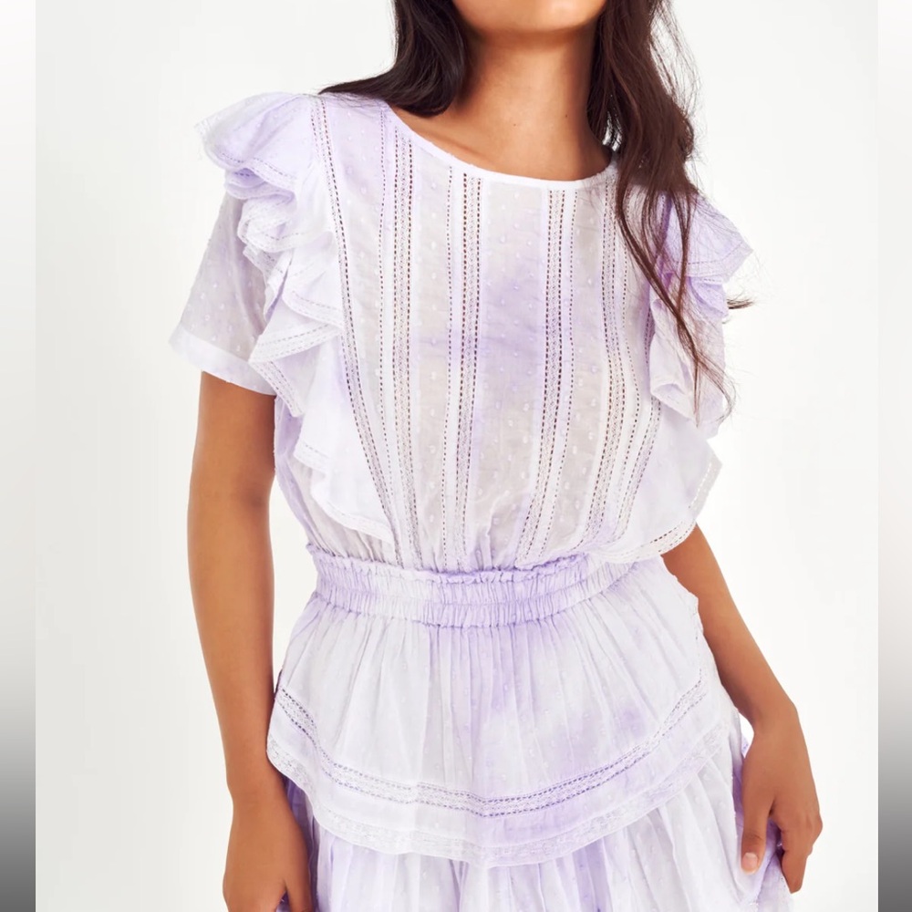 LOVE SHACK FANCY Natasha Heritage Mini Dress